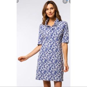 Tyler Boe Constance Jacquard Ruffle Floral Dress